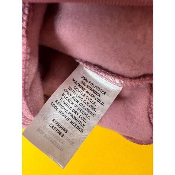 Abound Fleece Pullover Sweater Pink Bloom Womens XL Mock Neck Long Sleeve NWT - Picture 9 of 10